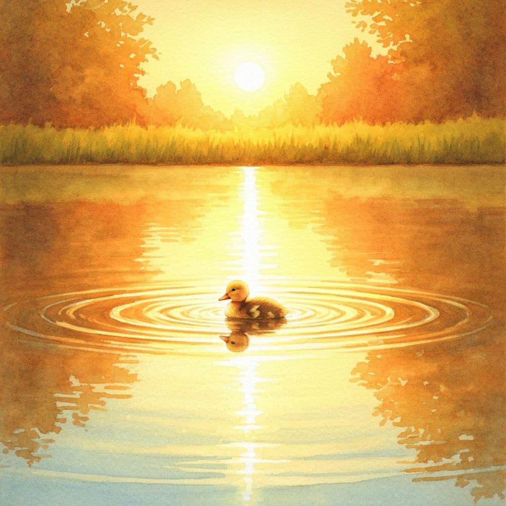 Рассвет на пруду — 6